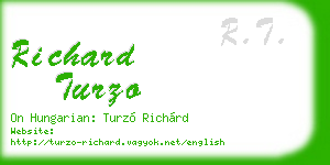 richard turzo business card